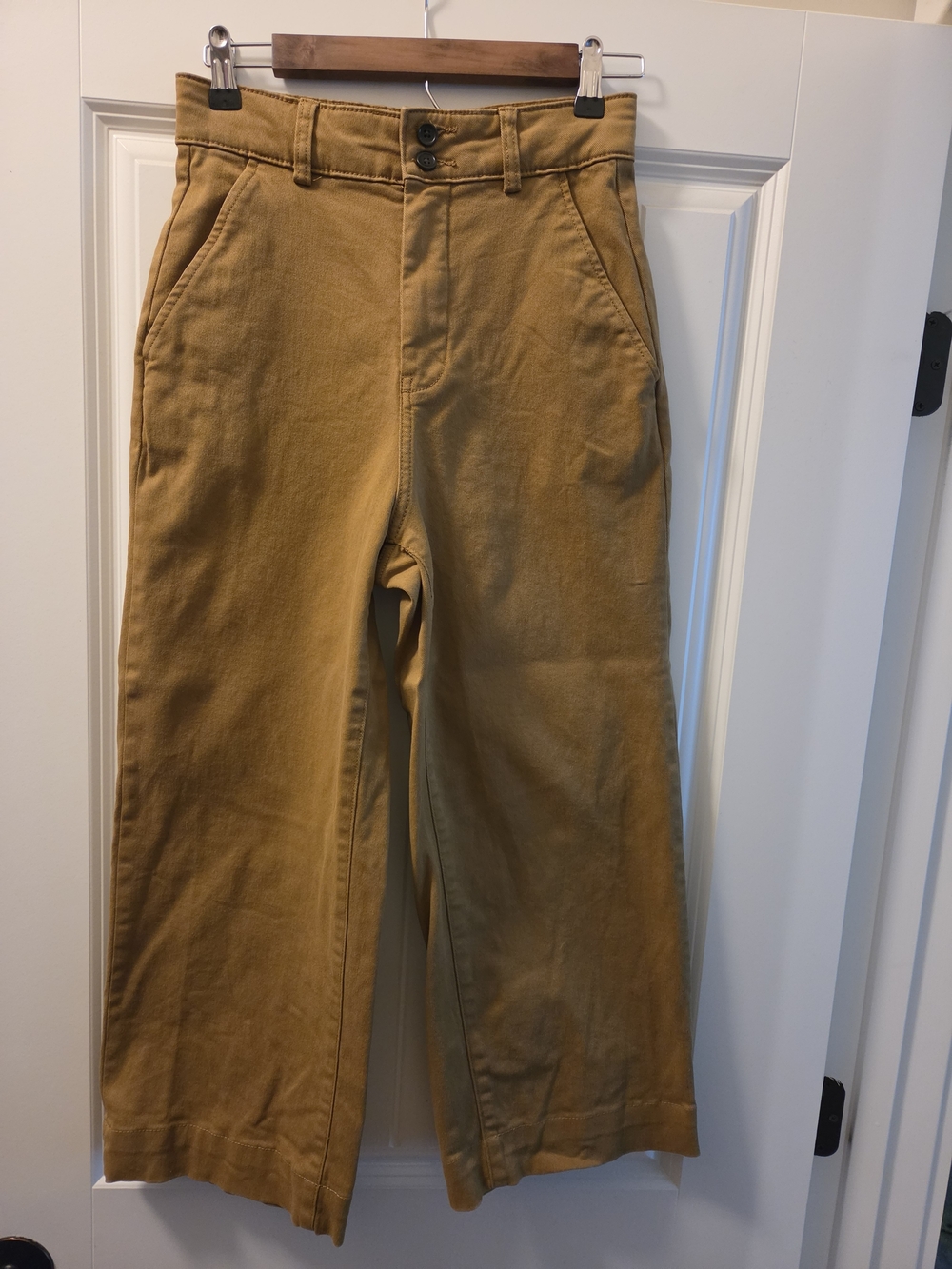 Everlane Wide-Leg High-Rise Organic Cotton Chinos